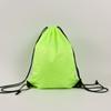 Bolsa de maratón en blanco, poliéster, con bolsillo, para publicidad, mochila con cordón, paquete deportivo, personalización de bolsillo.
