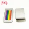 Suministro de clip de hardware para billetera con pintura anticorrosión de acero inoxidable 304, clip elástico de acero inoxidable para billetes, clip para monedas