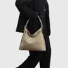 Bolso Hobo de Piel de Vaca Esmerilada 2025 Nueva Moda Bolso de Hombro Único Cruzado Gran Capacidad Bolso de Viaje para el Trabajo Bolso Tote para Mujer de Moda