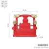 Moda Chinesa e Interessante Costumes Populares Minnan Chaoshan Desfile Sedan Pla Vermelho Festivo Ornamento de Estabilização Emocional para Mesa de Trabalho