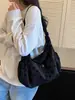 Nova Bolsa de Mão Jacquard de Veludo Estrela para Mulheres, Bolsa Transversal Grande de Ombro Casual, Bolsa para o Dia a Dia Estilo Despojado