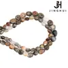 Jinghui DIY Pulseira de Acessórios Feita à Mão com Contas Soltas Olho de Falcão Natural com Formato 4*6 Irregular Meio para Materiais de Joalheria