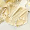 Ropa interior de algodón de cintura alta para mujer, antibacteriana, para vientre y cadera, talla 200 kg, sin costuras, transpirable, venta al por mayor