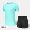 Traje de secado rápido para correr para hombre, verano, exterior, carrera matutina, carrera nocturna, fitness de ocio, baloncesto, un conjunto de traje de entrenamiento