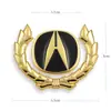 Pegatina de metal para coche, logotipo de coche, cubierta para arañazos, pegatina decorativa, logotipo lateral de ala, pegatina para coche, logotipo de espiga de trigo de metal tridimensional 3D