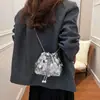 Corrente de Lantejoulas Casual Linda 2024 Bolsa Feminina Distinta Nova Chegada Bolsa de Ombro Portátil Diagonal Bolsa Distinta Bolsa Saco para Mulheres