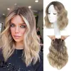 Postizo de Cabello Rizado para Mujer para la Parte Superior de la Cabeza, Cubre Canas, Natural y Esponjoso, Postizo de Cabello Rizado tipo Maíz, Cabello Corto Rizado