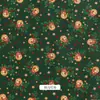 Tecido Roupa Infantil Material Biscoito Tecido de Cama Fundo Produção Cena de Morango Tecido Estampado Natal Desenho Animado