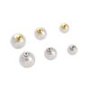 Aretes broches se pueden usar con perlas de imitación de alto brillo tapones para los oídos que conservan el color protectores para los oídos accesorios hechos a mano DIY aretes a juego materiales para joyería de oreja