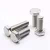En stock tornillos de hexágono exterior de rosca completa DIN933 M3-M18 tornillos de hexágono exterior tornillos de acero inoxidable 304