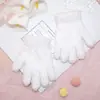 Guantes Cálidos de Color Sólido de Cinco Dedos de Media Caña para Niños de Otoño e Invierno, Guantes Protectores de Lana Tejida Simples de Color para Exteriores
