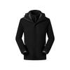 Chaqueta de trabajo con logotipo impreso personalizado, ropa de trabajo de invierno para exteriores, chaqueta tres en uno gruesa y desmontable para hombres y mujeres