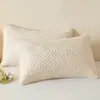 Funda de Almohada Anti-Aceite para la Cabeza 48X74 Anti-Saliva y a Prueba de Suciedad Par de Cubiertas Protectoras para el Relleno de Almohada Capa Aislante Anti-Sudor