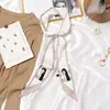 Lenço de seda feminino primavera novo versátil moda faixa de cabelo fita gravata bolsa lenço lenço lenço elegante estilo ocidental