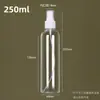 Botella de Spray Transparente en Stock Botella de Plástico para Mascotas Botella de Spray de Niebla Fina Portátil Embalaje Dispensador de Líquido Desinfectante de Alcohol Botella Vacía