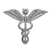 Broche de la serie de atención médica europea y americana, estetoscopio, alas de corazón, pin, insignia de amor creativa, nueva aleación