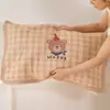 Funda de almohada de algodón puro, Par de algodón, Funda de almohada de gasa de dibujos animados, Antideslizante, Anticaída, Funda de almohada para el hogar, Paquete individual