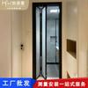 Puertas plegables de aleación de aluminio para baño al por mayor, Puertas divisorias interiores para cocina, Puertas de vidrio para baño