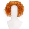 Chapéu Maluco Falso Masculino ACAG Cabelo Curto Laranja Cabelo Cacheado Venda Direta Transfronteiriça Cosplay de Personagem de Filme de Halloween