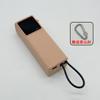 Power Bank Xiaomi de 165W com Cabo Integrado, 10000 mAh, Modelo com Aba e Bolso para Calças, Cor Chá com Leite. Capa Protetora de Silicone.