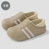 Pantuflas de Algodón Impermeables para Mujer Otoño/Invierno Postparto Calientes para Interiores Antideslizantes 2026 Nuevas de Felpa con Talón Cerrado Venta al por Mayor Zapatos de Algodón para Hombre