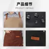 Delantal Personalizado, Ropa de Trabajo Impermeable y Resistente a las Manchas, Delantal para Restaurantes y Tiendas de Té con Leche, Delantal Popular en Línea, Delantal Nuevo Estilo con Cuello Halter