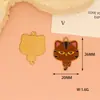 Gato que Pinga Óleo Acessórios de Joias em Liga DIY Colar Pulseira Brincos Acessórios de Cabelo Pingente Chaveiro Pingente para Bolsa