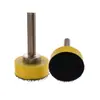 Disco de Pulido Eléctrico de 1 pulgada Disco de Pulido con Lija Autoadhesiva Disco de Pulido para Eliminación de Óxido Metálico Base de Soporte de Velcro PU