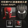 Capacete de Homem-Aranha para Halloween com Olhos Móveis, Máscara Luminosa Sensível ao Toque, Máscara Luminosa Sensível ao Toque Cos, Brinquedo Infantil