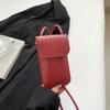 Bolsa Casual para Teléfono Móvil para Mujer Bandolera Bolsa Pequeña 2025 Verano Nueva Moda Distintiva Hermosa Bolsa Cuadrada Pequeña Hombro Pequeño Bolso
