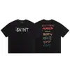 Camiseta Vintage Suelta de Manga Corta con Cuello Redondo Lavada y Desgastada Estilo Americano San Miguel 2026 para Hombres y Mujeres Moderna