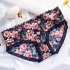 Ropa interior nueva para mujer ligera transpirable sexy estampada ropa interior para mujer seductora calzoncillos transparentes algodón entrepierna de mujer