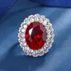 Nova Gargantilha Pingente Moda Retrô Base de Cobre Banhada a Ouro com Pedra Principal Oval Grande 15*20