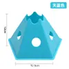 Placa de Sinalização com Furo de Flor Pentagonal Placas de Sinalização para Treinamento de Futebol Cones Obstáculos para Treinamento de Agilidade Equipamentos de Treinamento Esportivo
