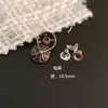 Remaches en Forma de Cruz, Tachuelas de Calavera, Correas para Bolsos, Materiales y Accesorios de Metal Punk Hechos a Mano para Ropa de Motociclista y Club Nocturno