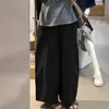 Nuevos Pantalones Casuales de Pierna Ancha con Drapeado de Cintura Alta para Primavera y Otoño para Mujeres Petite, Pantalones Estilo Globo de Corte Holgado, Venta al por Mayor Transfronteriza