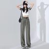 Amazon Aliexpress Jeans de Pierna Recta Sueltos de Verano Finos con Cremallera de Tencel Lyocell con Caída de Seda Helada para Mujer