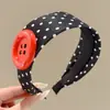 Diadema de tela de alta gama para otoño e invierno, extra ancha, adelgazante, estilo coreano, pinza para el pelo de terciopelo para mujer