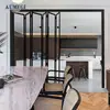 ¡Guau! Tienda de Puertas de Cristal, Puertas Divisorias para Sala de Estar, Puertas Plegables para Balcón Extremadamente Estrechas, Puertas Correderas para Acceso a Balcón Rompe-Puentes