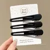 Lindo Pinza para el Pelo Lateral de la Frente Pequeña Estilo Chanel Estampado de Leopardo Pinza de Pelo de Felpa Pinza para Flequillo Oso Pequeño Retro Pinza BB Accesorios para el Cabello