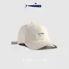 Gorra de Béisbol Bordada para Mujer, Gorra de Sol Moderna para Protección Solar, Gorra de Sol con Bordado de Ballena