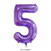 Globo digital de aluminio de 32 pulgadas, tamaño mediano, dorado y plateado, para cumpleaños, luna llena, decoración para bebé de un año, globo fotográfico