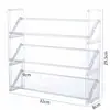 Expositor com Caixas Empilháveis para Armazenamento de Insígnias, Prateleiras de Armazenamento Multicamadas para Mercadorias de Anime