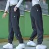 Vendedor Caliente de Douyin Fábrica de Origen Pantalones Casuales de Sarga Tejida Moda Masculina Versátiles Pantalones Deportivos Pantalones de Chándal Hombres Venta al por Mayor