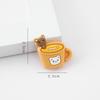 Accesorios de goma suave de PVC linda capibara oso joyería diy dibujos animados vaso de agua funda para teléfono móvil parche accesorios para el cabello material para bolsos