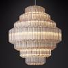 Candelabro de vidrio con forma de rama de flor de ciruelo americano hexagonal para Villa Hotel restaurante lámpara retro de lujo moderna simple para sala de estar