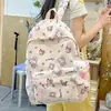 Mochila Nueva Estilo Japonés Niña Dibujos Animados Estudiante de Secundaria Estudiante de Primaria Grados 3-6 Gran Capacidad Campus Mochila de Moda
