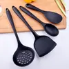 Juego de Cuatro Piezas de Utensilios de Cocina de Silicona para Fábrica Colador Tipo Zapatilla Cuchara para Arroz Cuchara de Cocina Multifuncional Juego de Zapatillas