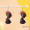 Nuevos Pendientes Acrílicos Punk Góticos de Halloween, Cruz Plana, Pendientes Acrílicos Perfectos para Fiesta Transfronteriza