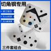 Placa de cuchilla estática y dinámica Q35-16 para máquina punzonadora y cizalladora de juntas Jingjiang, material 9crsi, un total de 3 piezas, envío gratis
